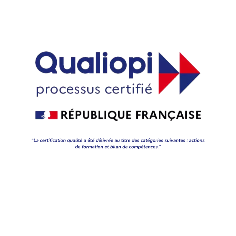 Logo certification Qualiopi et date clé WISE RH